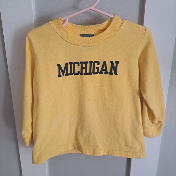 University of Michigan Toddler Long Sleeve Shirt – Size 4T – Unisex - Picture 1 of 4